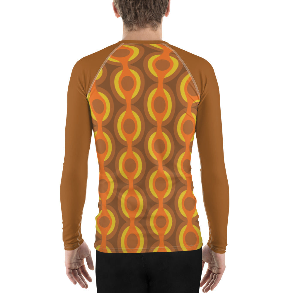 Retro 70's Men's Rash Guard