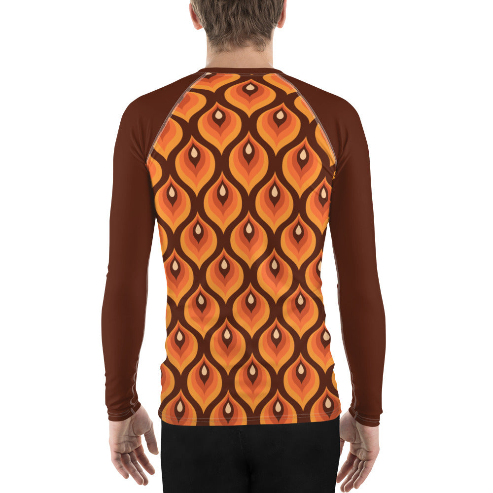 Retro Vintage Men's Rash Guard