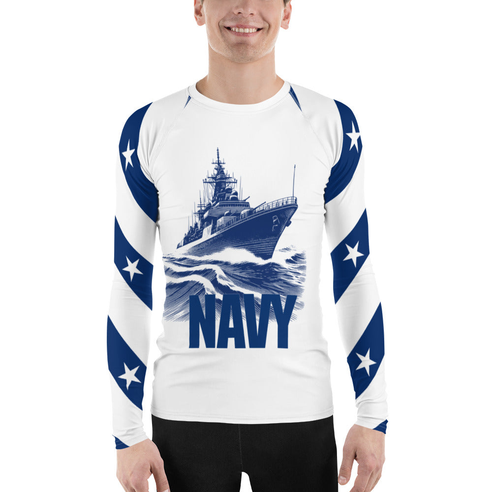 Navy Men's Rash Guard