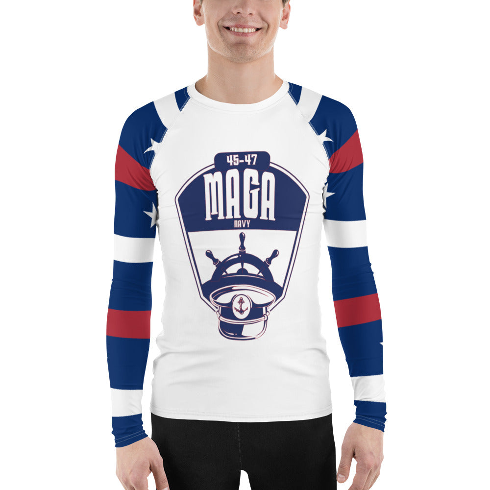 MAGA Navy Men's Rash Guard