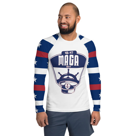 MAGA Navy Men's Rash Guard