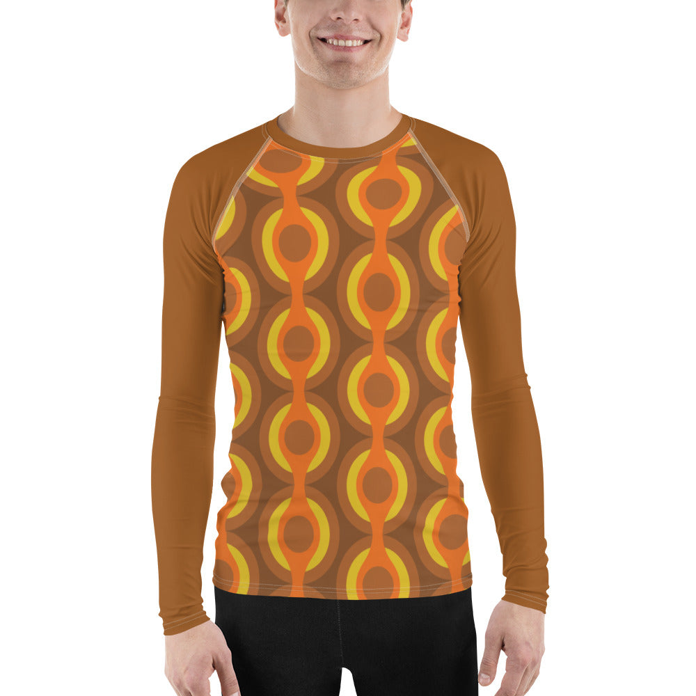 Retro 70's Men's Rash Guard