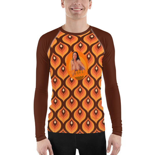 Retro Vintage Men's Rash Guard