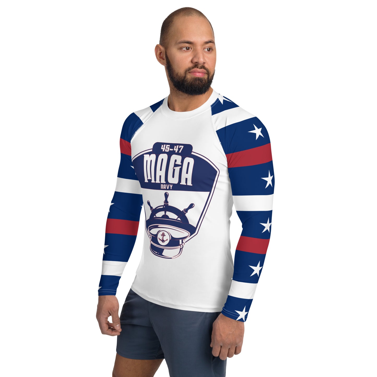 MAGA Navy Men's Rash Guard