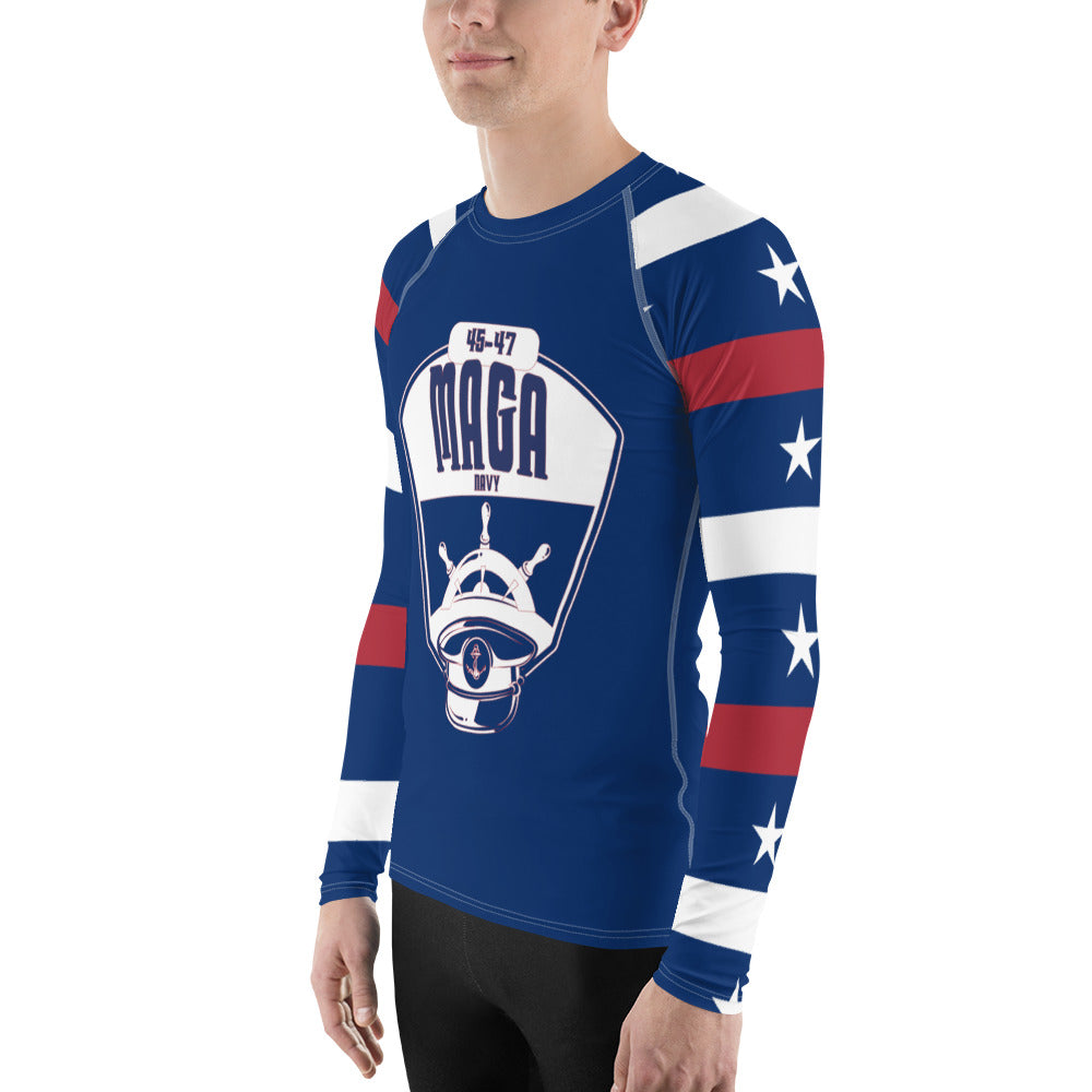 MAGA Navy Men's Rash Guard