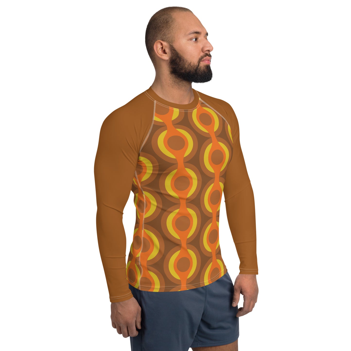 Retro 70's Men's Rash Guard