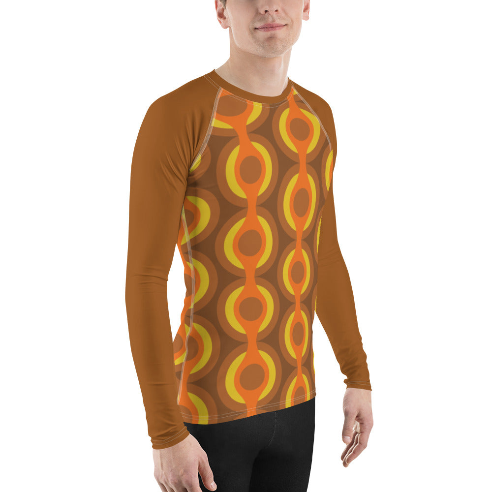 Retro 70's Men's Rash Guard