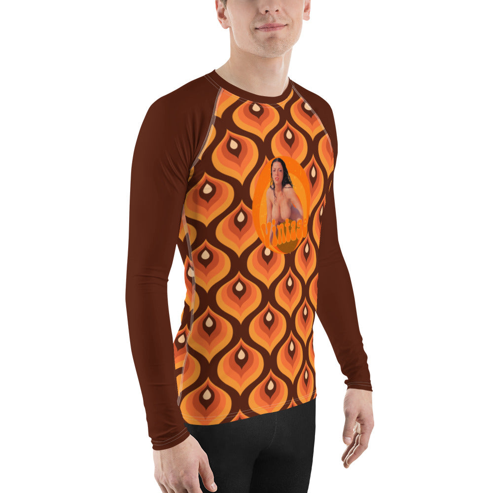 Retro Vintage Men's Rash Guard