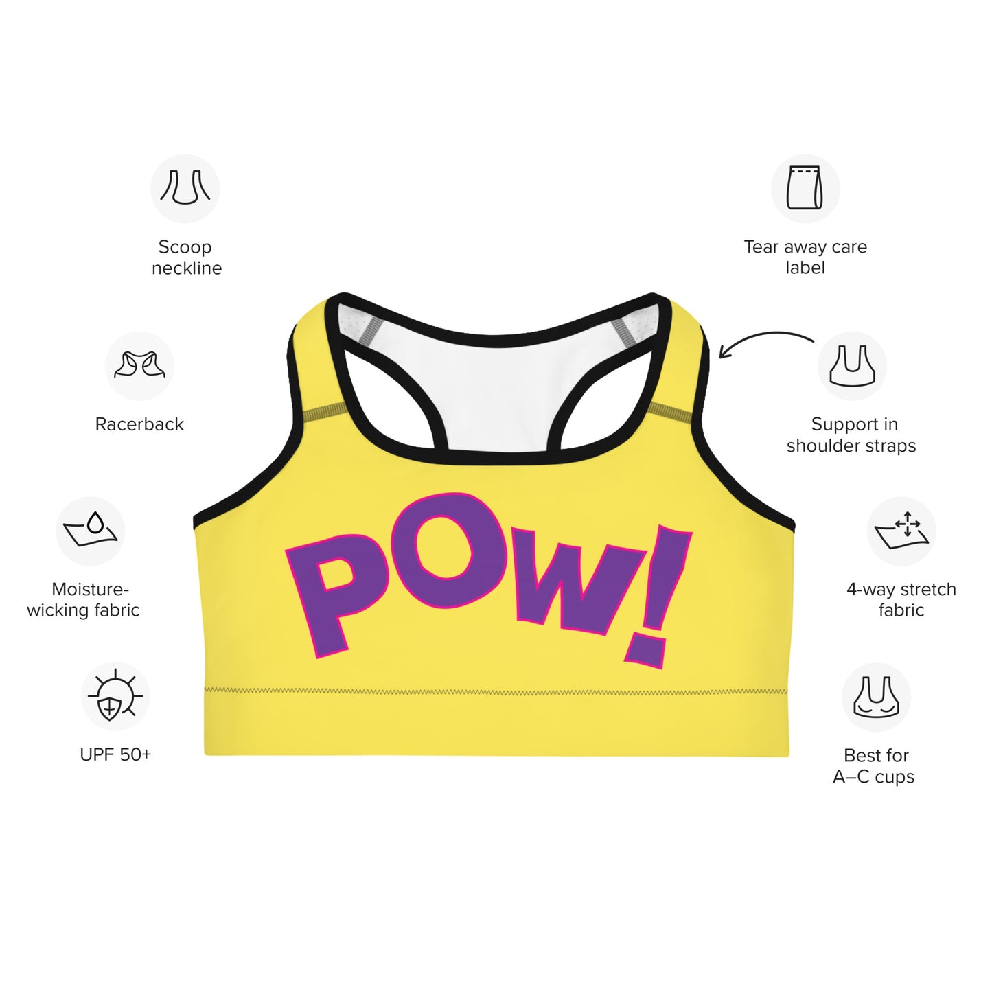 POW Sports bra (Sunrise)