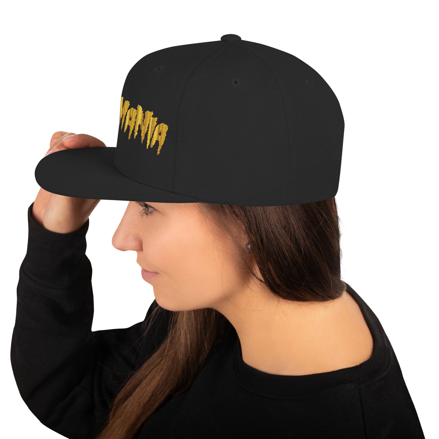 Deluxe Gold Print "MAGAMANIA" Snapback Hat