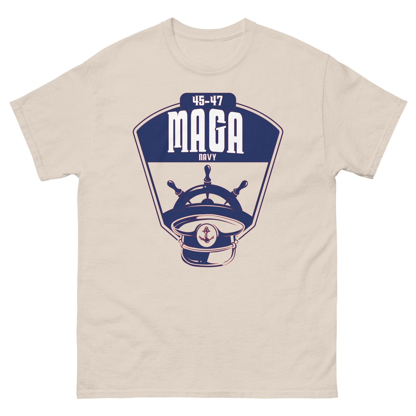 MAGA Navy Unisex classic tee