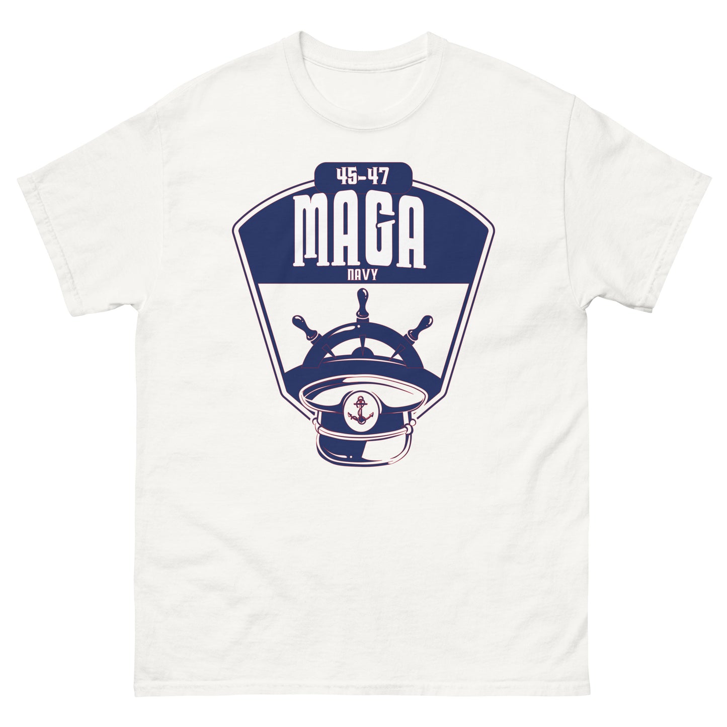 MAGA Navy Unisex classic tee