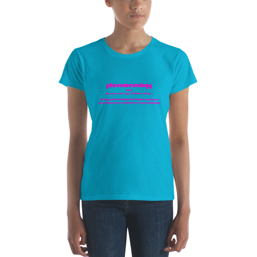 Phenomenology Women's short sleeve t-shirt