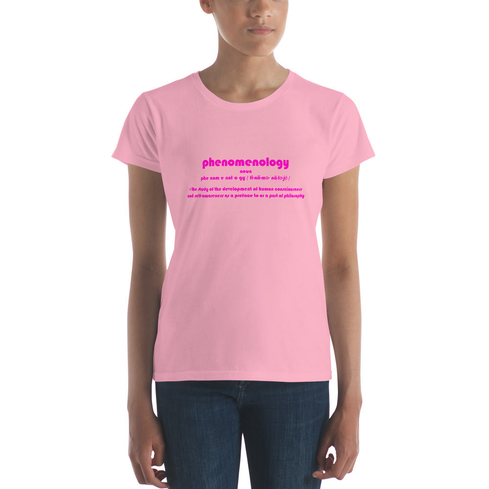 Phenomenology Women's short sleeve t-shirt