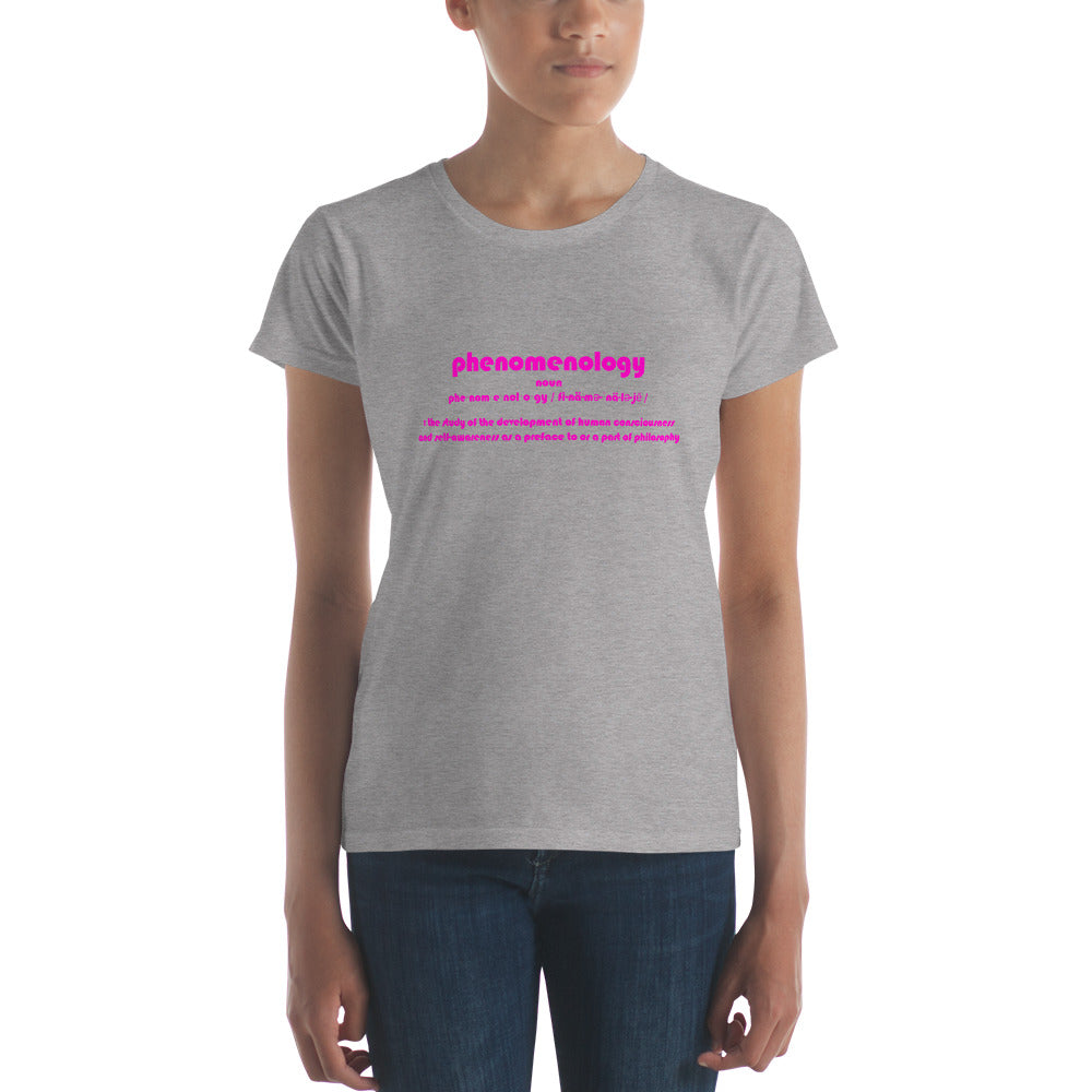 Phenomenology Women's short sleeve t-shirt