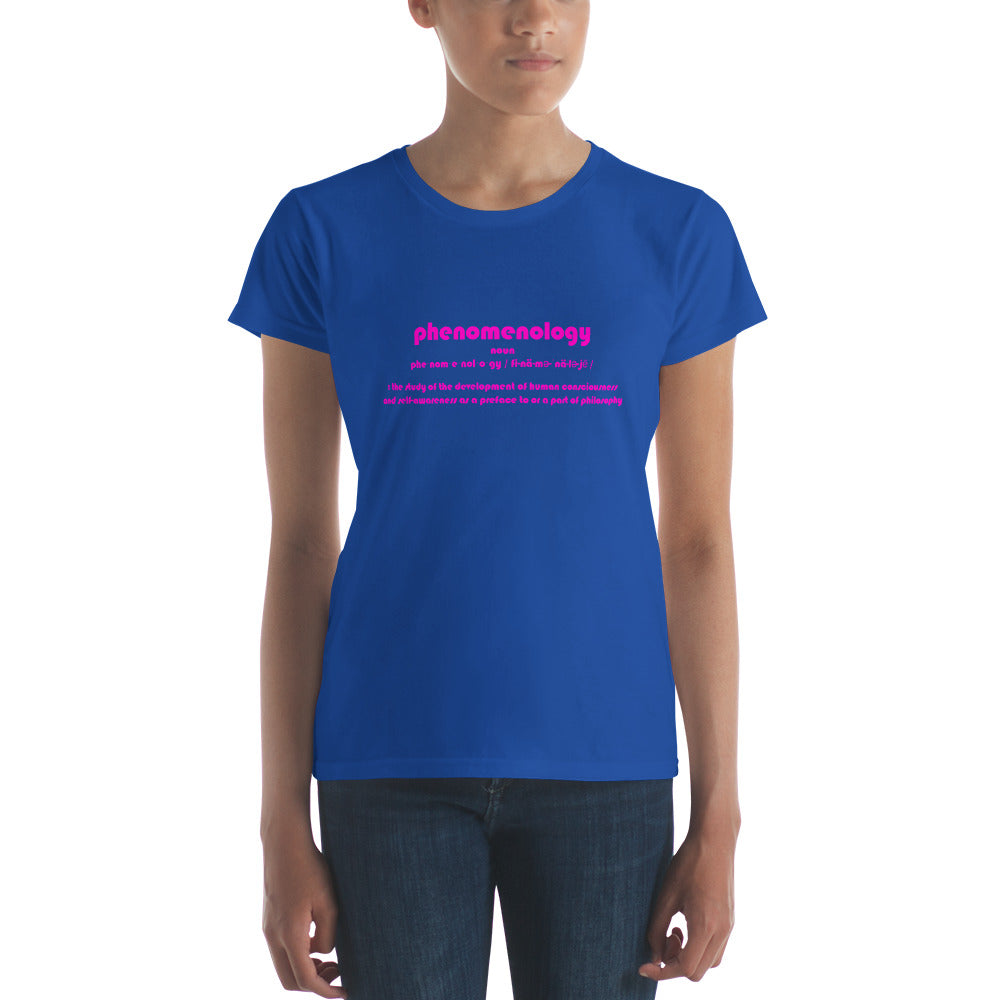 Phenomenology Women's short sleeve t-shirt